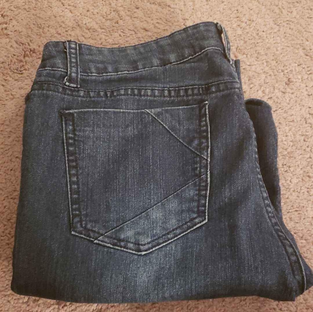 Kardashian Kollection Dark Denim Jeans Size 10